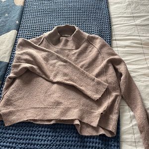 Blush turtle neck sweater